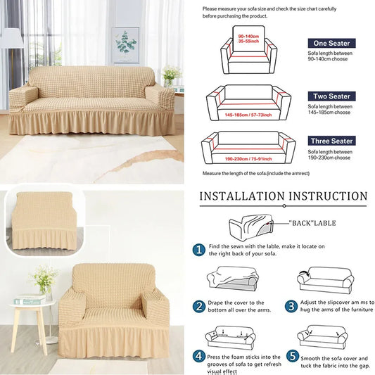 Bubble Grid Couch Protector