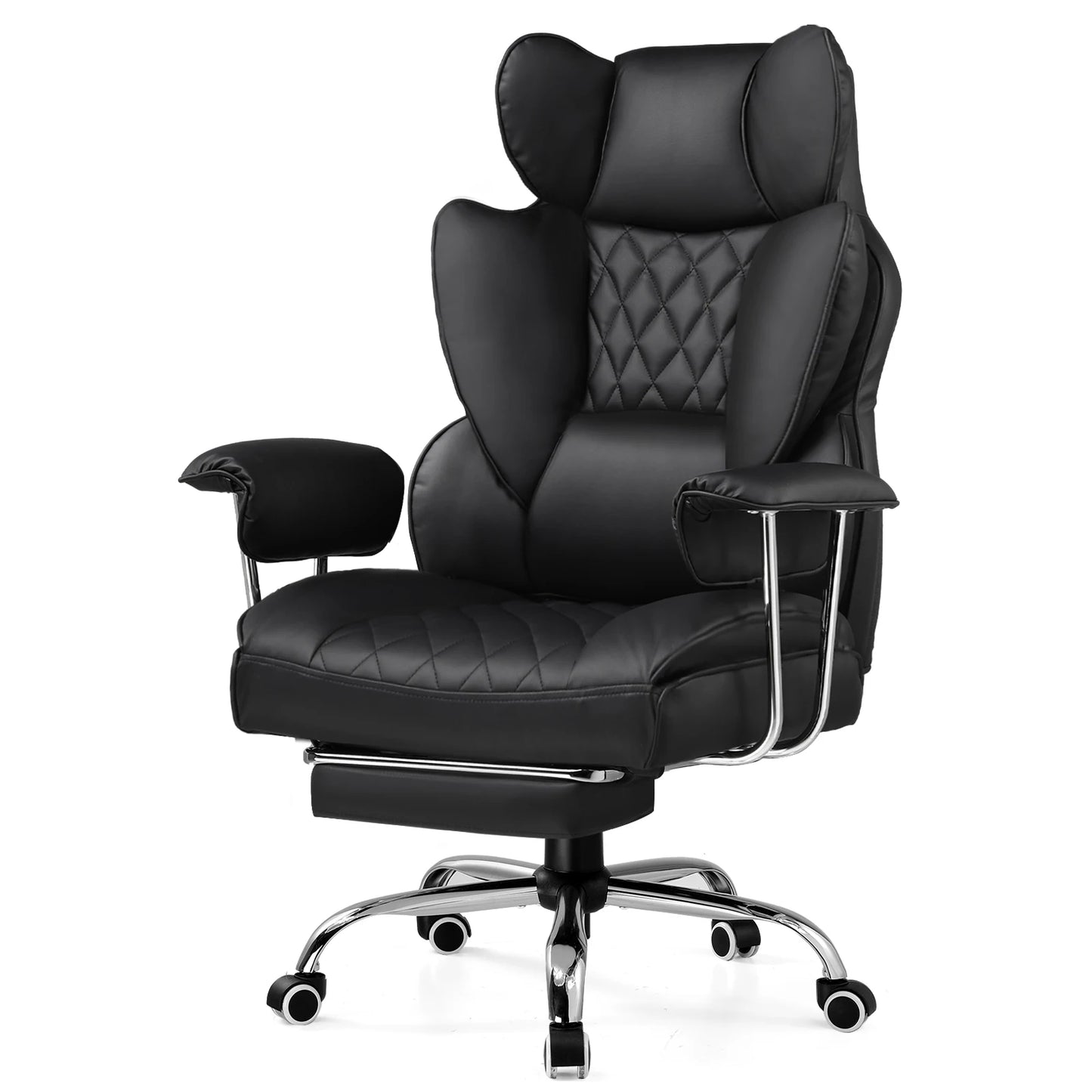 Big and tall Ergonomic Office Chair with Footrest