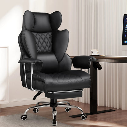 Big and tall Ergonomic Office Chair with Footrest