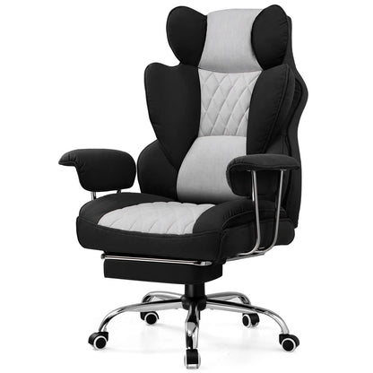 Big and tall Ergonomic Office Chair with Footrest