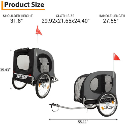 Dog Bike Trailer, Max 40kg