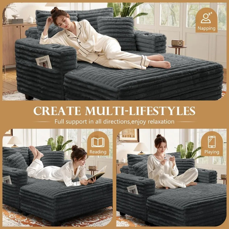 Oversized Chaise Lounge Chair