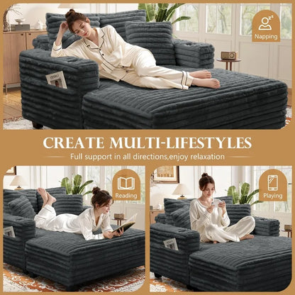 Oversized Chaise Lounge Chair