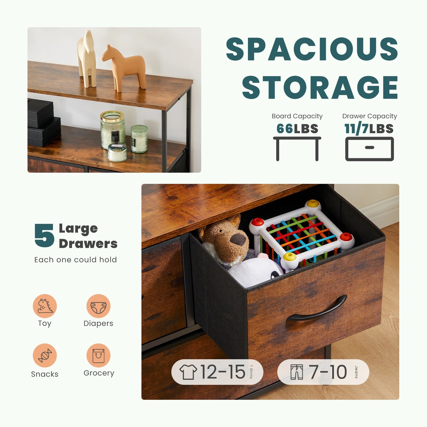 Display Cabinet with storage