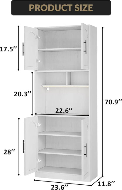 Large Wood Storage Cabinet