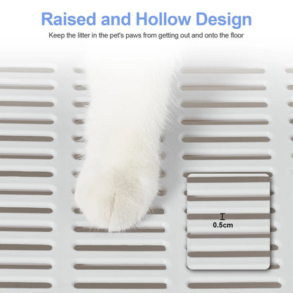 Foldable Cat Litter Box with Front Entry & Top Exit