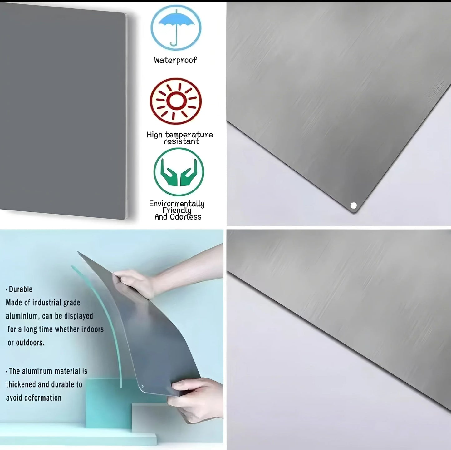 Hard Work, Metal Tin Sign