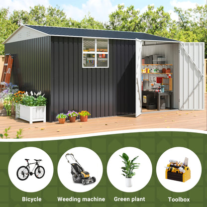 Outdoor Metal Storage Shed