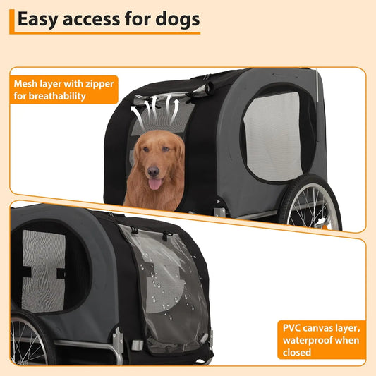 Dog Bike Trailer, Max 40kg