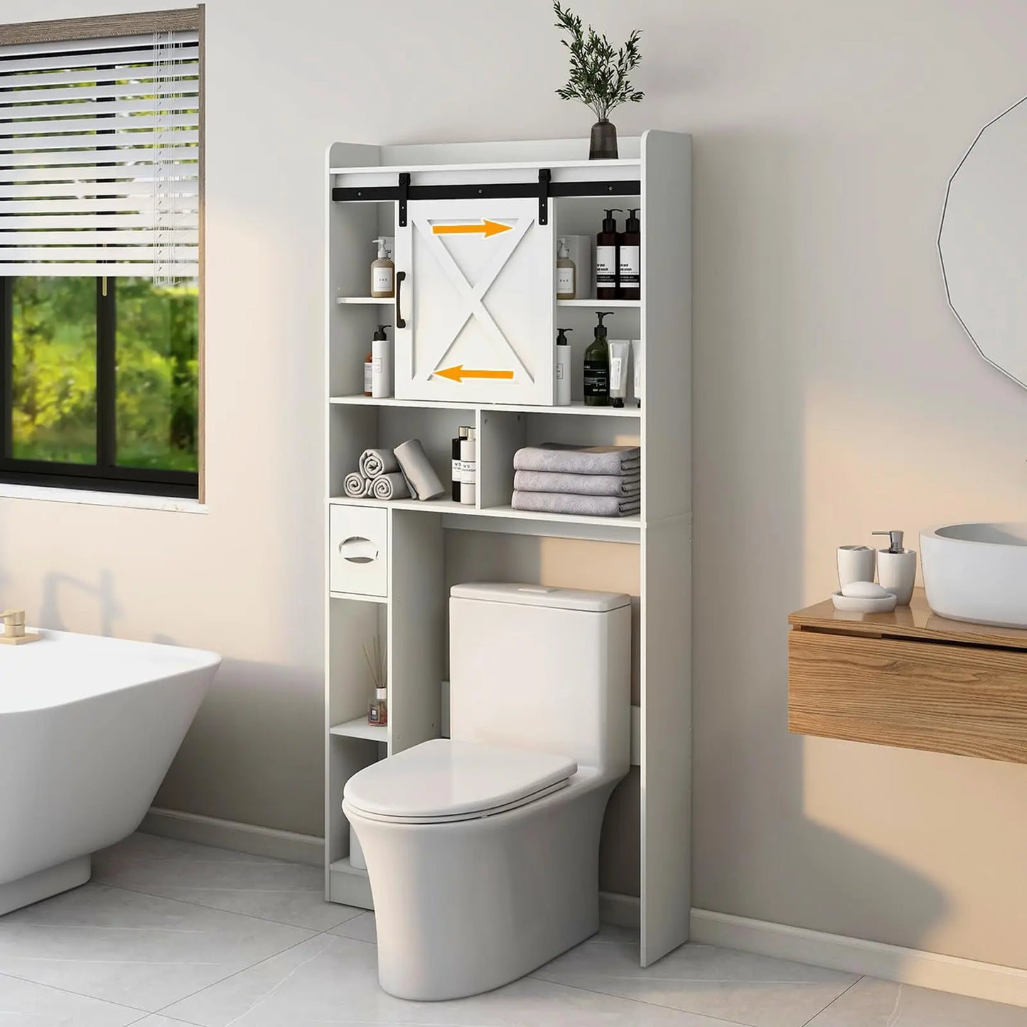 Over the Toilet Storage Cabinet