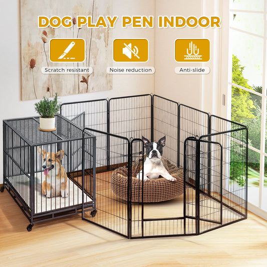 Outdoor/Indoor Foldable Metal Pet Fence