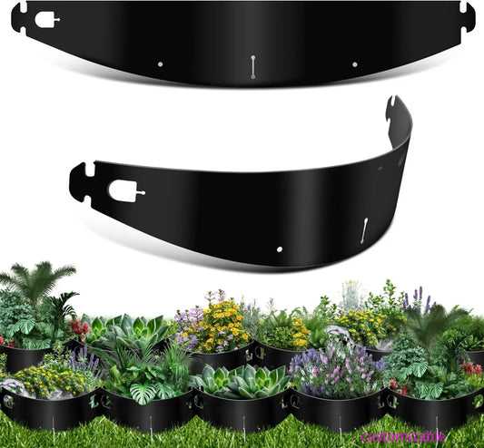 Erosion Control Hillside Planters, 10-Pack-Black— Kit for Mild Slopes
