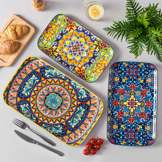 Ceramic Plate Set, Oven Safe