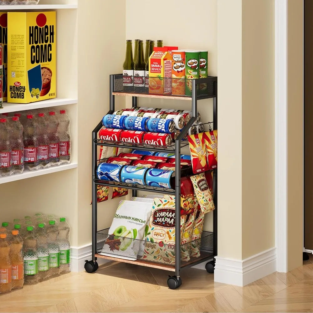 Mobile Storage Organizer for Pantry