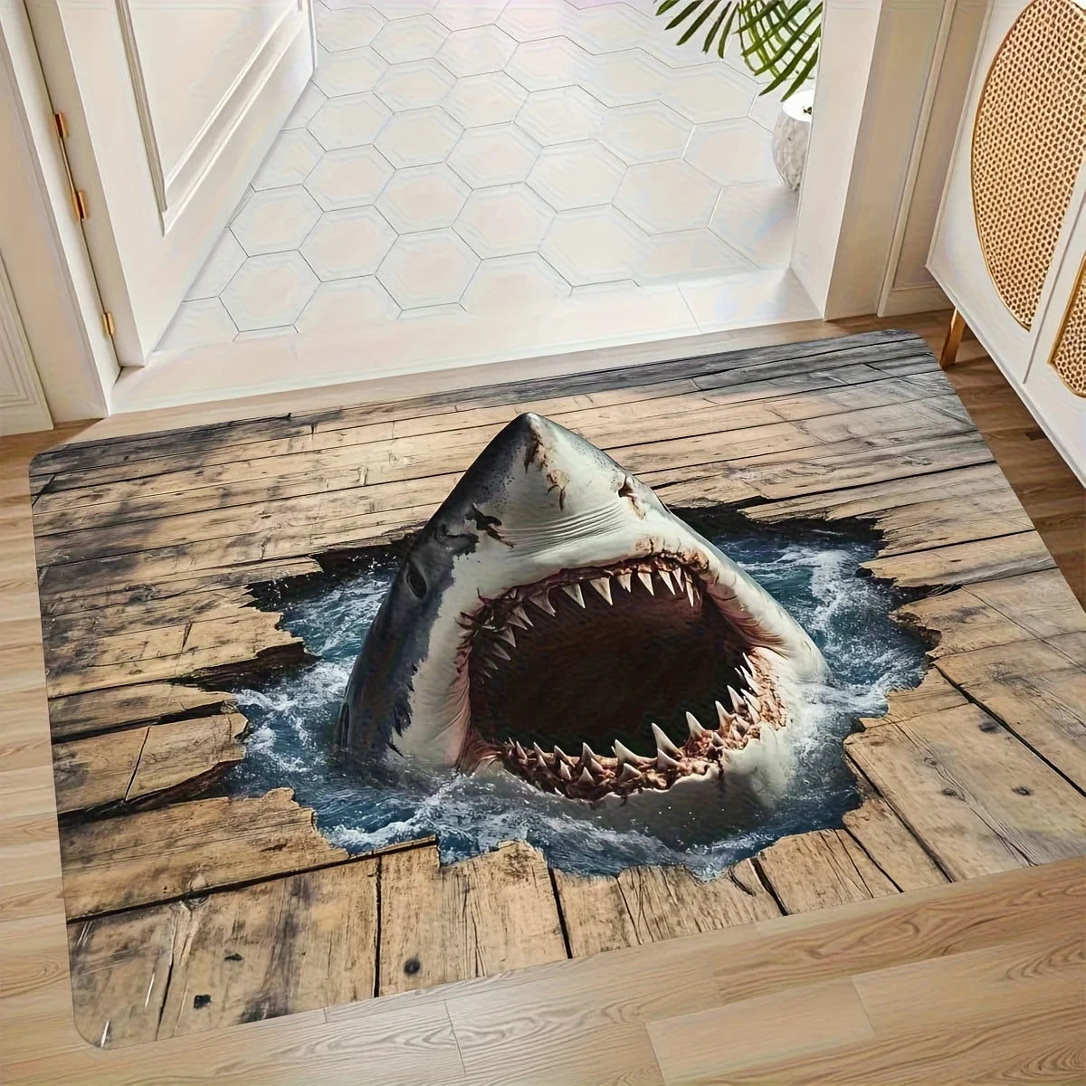 Shark Hole Entryway Mat