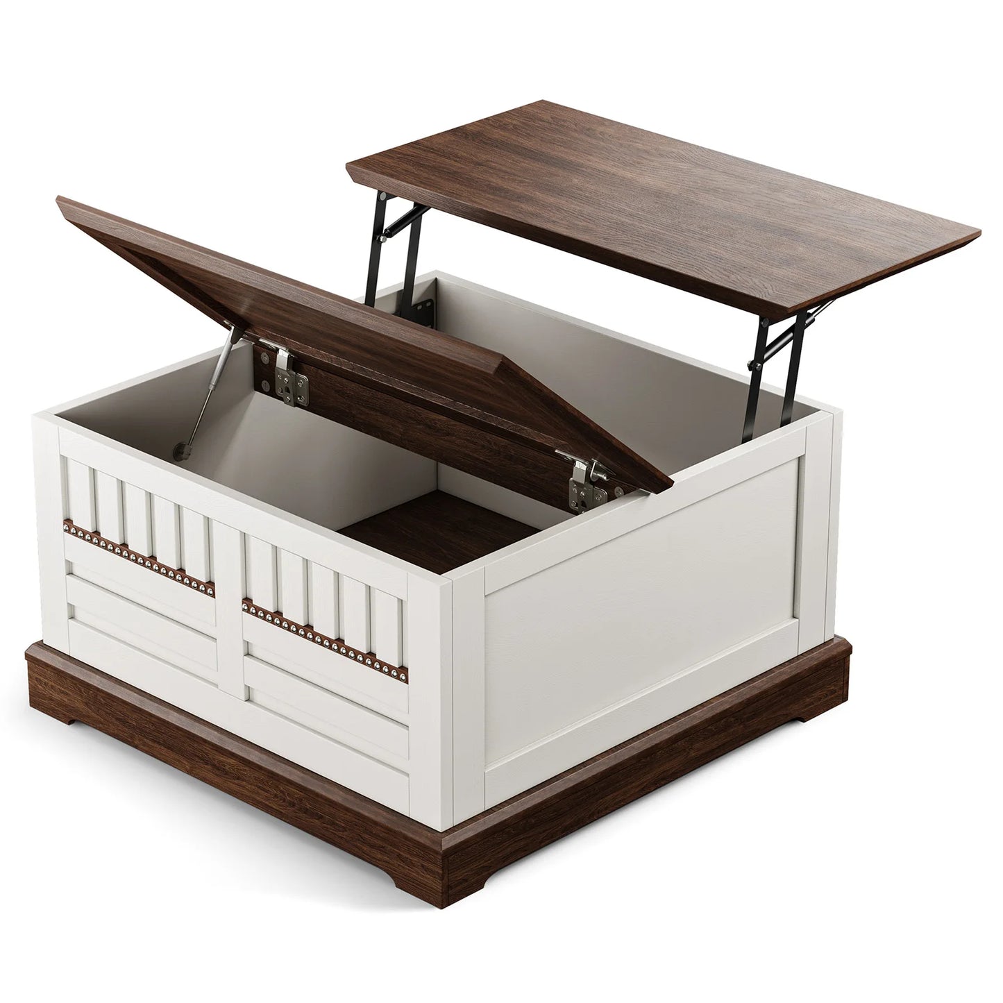 Farmhouse Lift Top Coffee Table with Large Hidden Storage