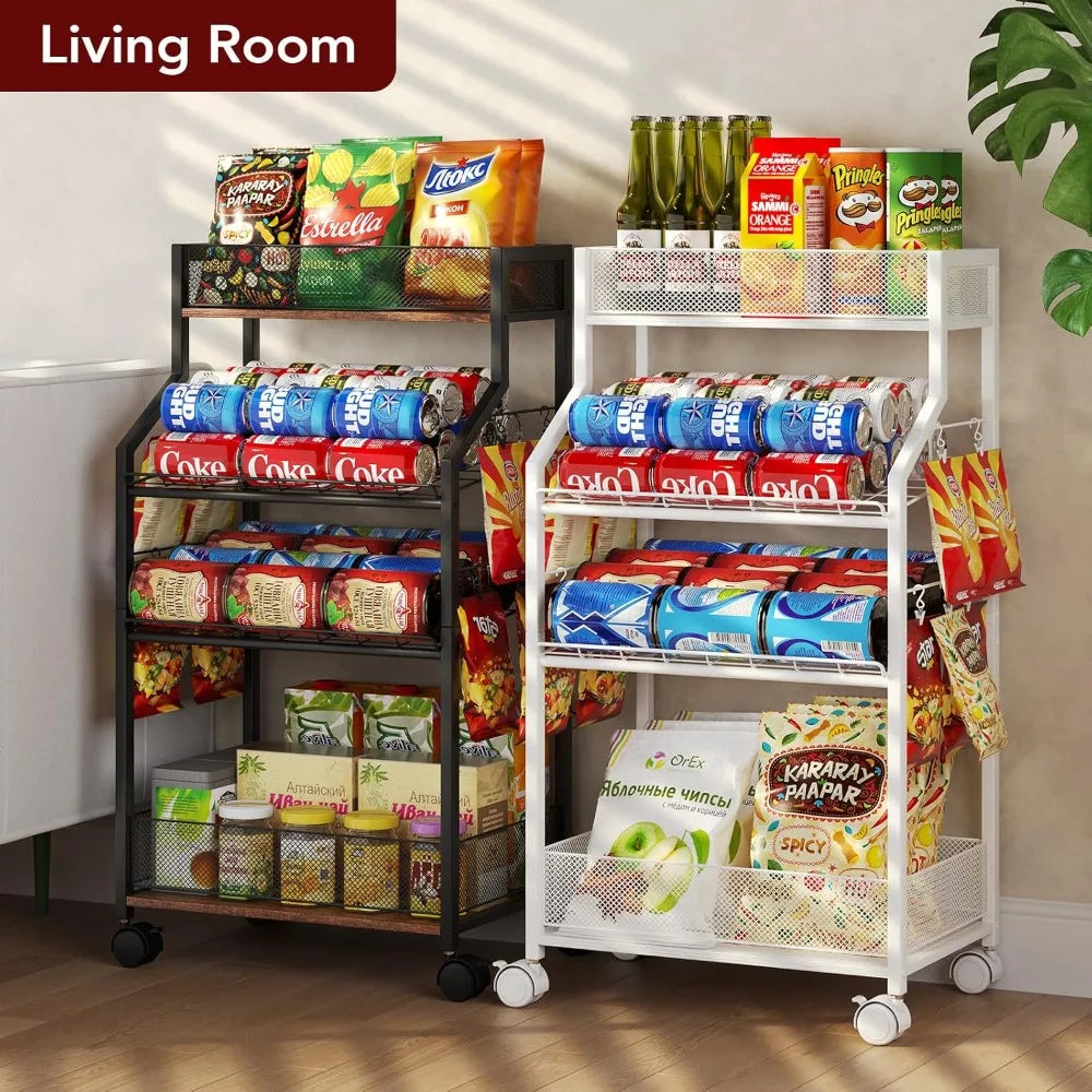 Mobile Storage Organizer for Pantry