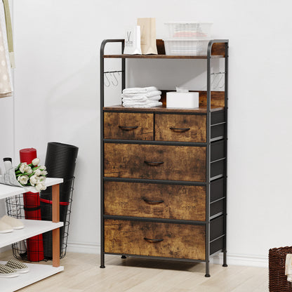 Dresser Steel Frame Fabric Drawers