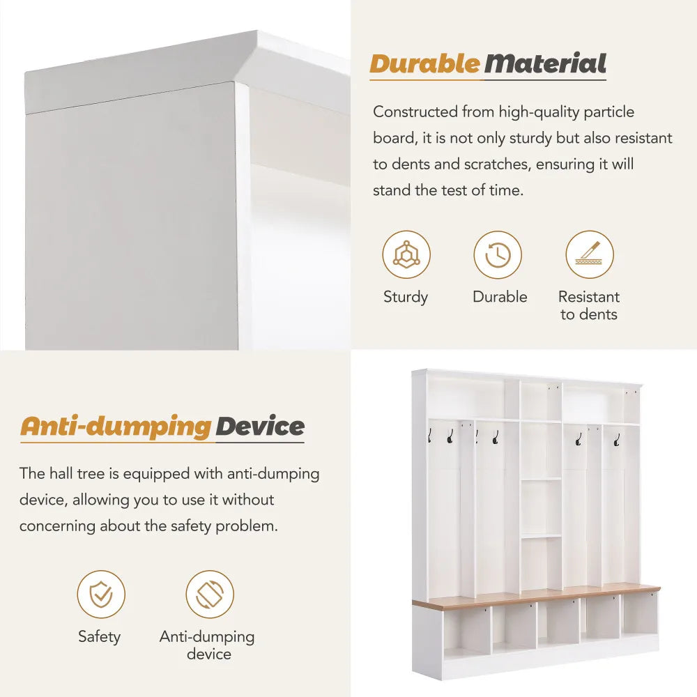 Multifunctional Hall Tree