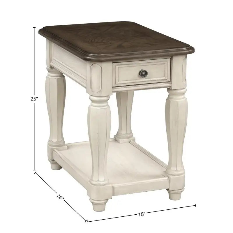 Side Table with Storage