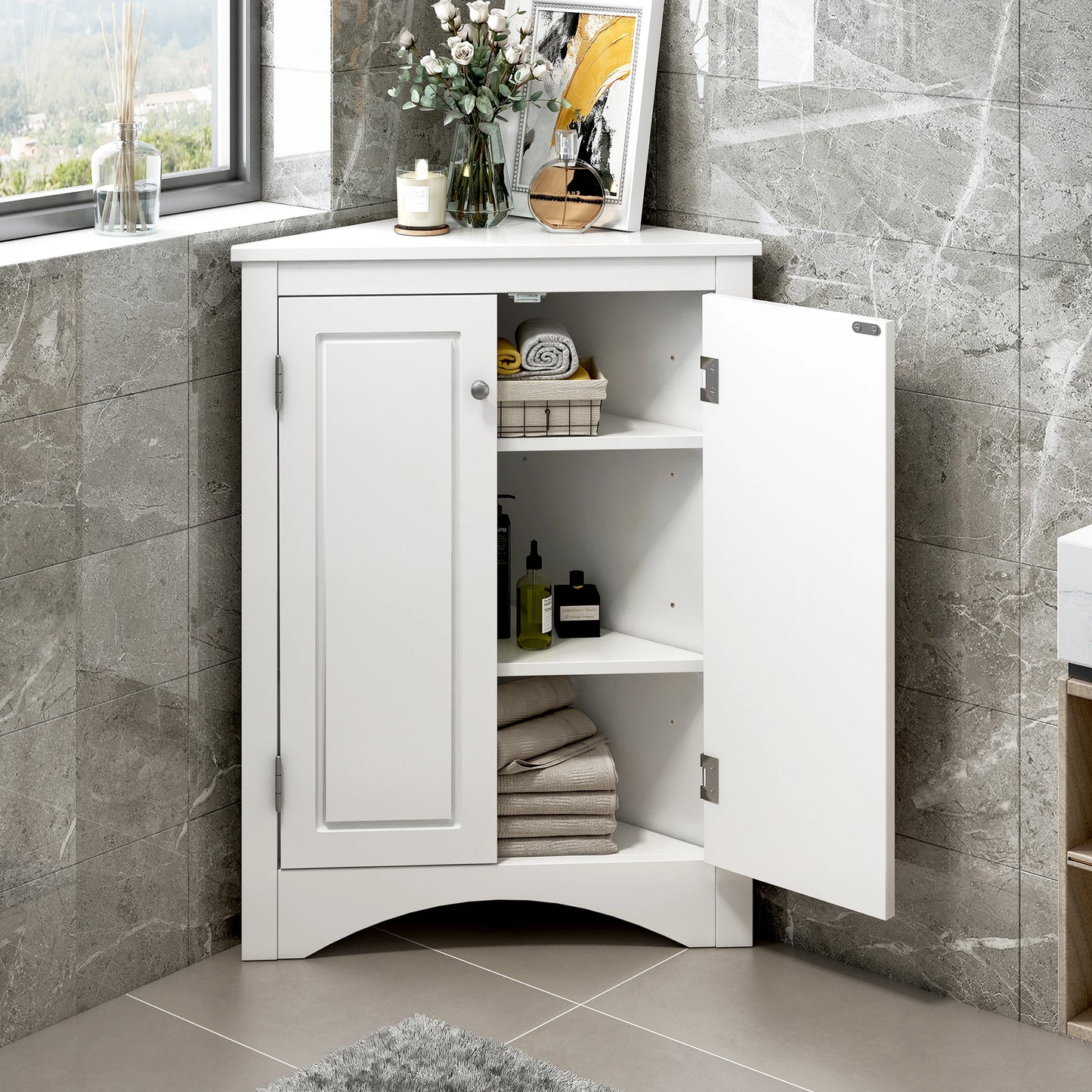 Corner Storage Cabinet