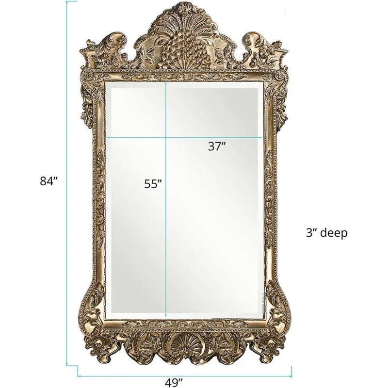Antique Oversized Mirror
