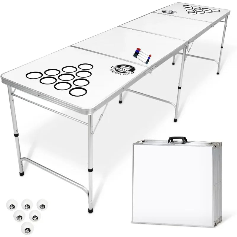 8' Portable Beer Pong/Tailgate Table