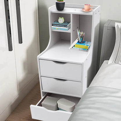 Tall Nightstand with 3 Drawers