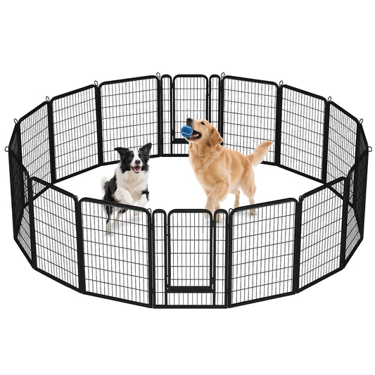 Outdoor/Indoor Foldable Metal Pet Fence