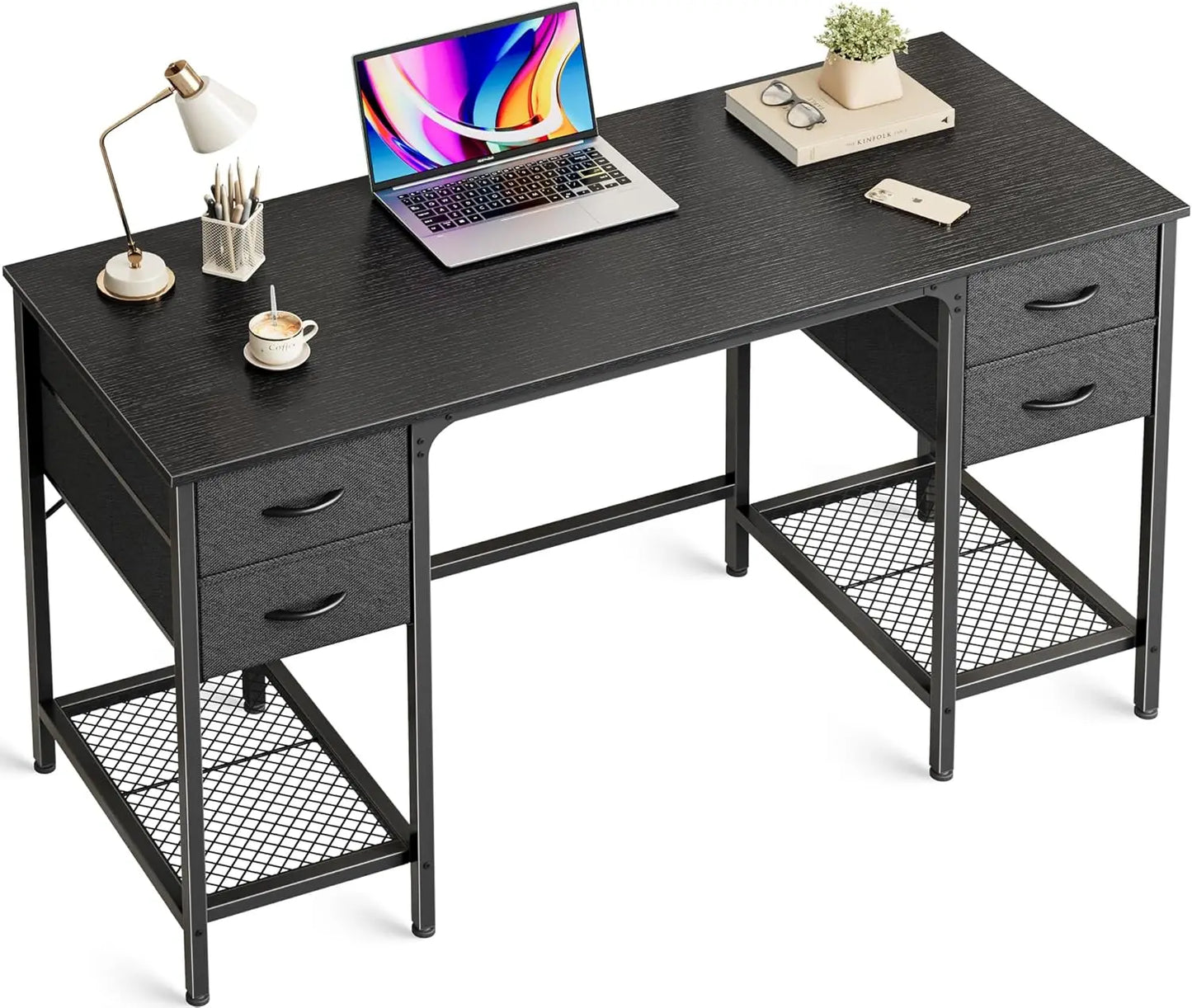 Computer Desk with 4 Drawers