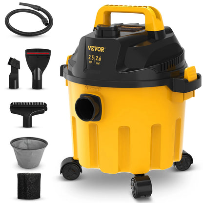 Wet Dry Vac 2.6 Gallon 2.5 Peak HP