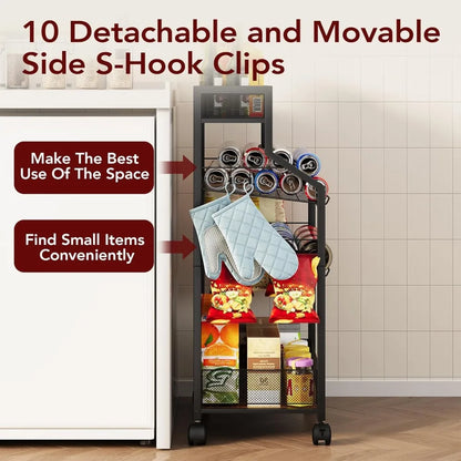 Mobile Storage Organizer for Pantry